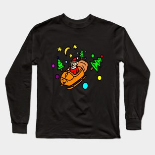 Funny Christmas mouse Long Sleeve T-Shirt